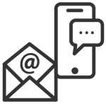 Email or text